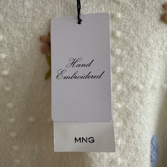 Mango – Flowers Knit Sweater - Picture 7 of 9